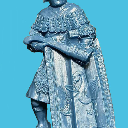 01. Hussite avec canon à main du XV ième siècle et pavois.